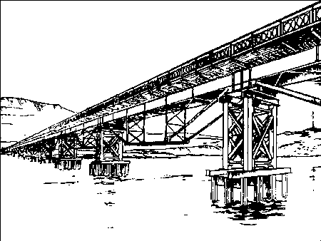 Мост через Керченский пролив в 1944г 
