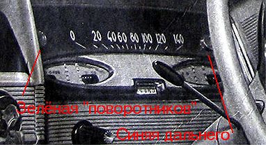 Приборная панель "Москвича-408". ЗР, №11, 1964г